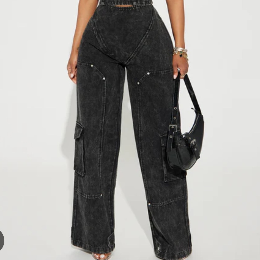 Fashion Nova Mineral Washed Pant